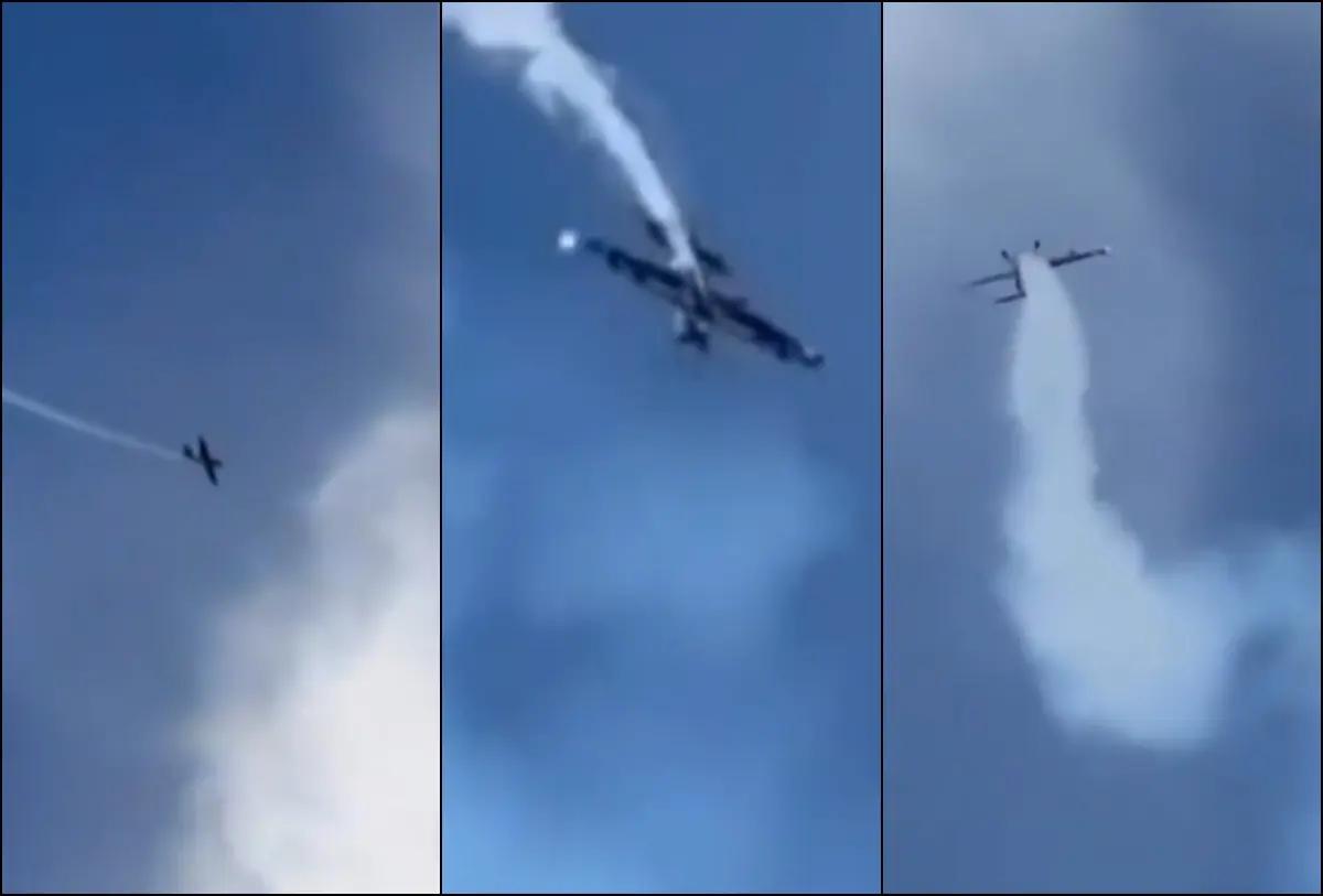 VIDEO: Así fue el MOMENTO EXACTO del accidente aéreo donde murió Débora Estrella