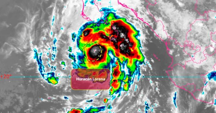 ‘Lorena’ evoluciona a huracán categoría 1 y provocará lluvias en 6 estados: ¿Dónde está HOY miércoles?