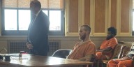 Murder suspect appears in court