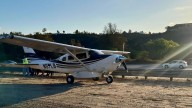 Light plane makes safe emergency landing on I