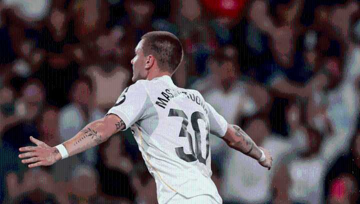 Franco Mastantuono marcó su primer gol con el Real Madrid y estableció dos excepcionales récords
