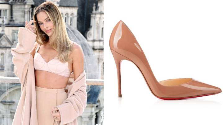 Margot Robbie Achieves Arched Barbie Feet Again With Louboutin Pumps