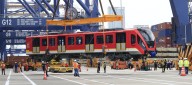 Galán recibió en Cartagena primeros vagones del Metro de Bogotá