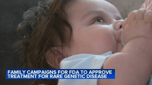 Orland Park baby's treatment for rare genetic disease Barth Syndrome granted accelerated approval by Food and Drug Administration
