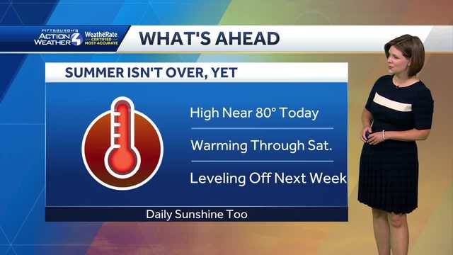 Summer isn't over for Western PA
