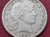 Barber Quarters 1897: podría tener un tesoro en sus manos con esta rara serie de centavos