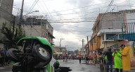 Megasocavón que come a camión, de 6 m de ancho, 12 de largo y 8 de fondo