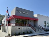 Wheeling cuts ribbon on new fire department headquarter building