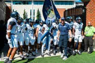 After multiple lightning delays, UMaine football stumbles late again