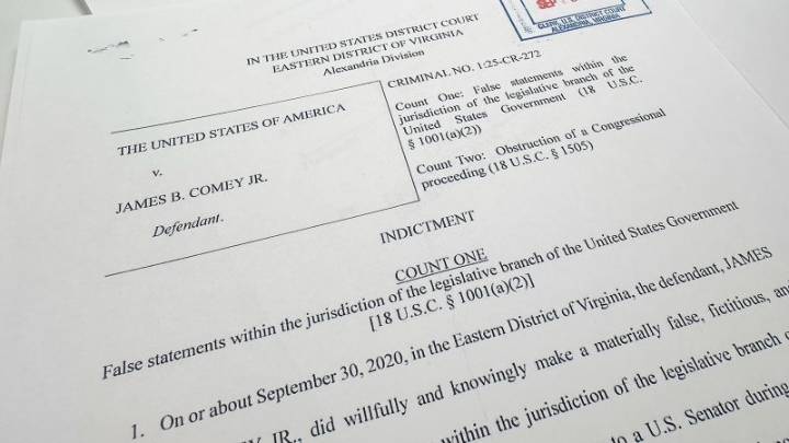 What to know about the James Comey indictment and what happens next