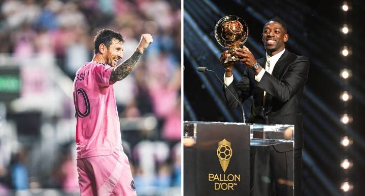 Messi felicita a Dembélé por ganar el Balón de Oro 2025