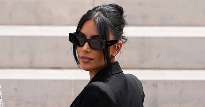 Kim Kardashian Looks 'Gorgeous' in Sheer Bodysuit Photos