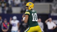 Packers lead 13-2 after TD, blocked PAT returned for a TD