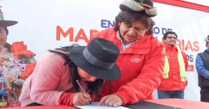 Midis reafirma desde Chuschi su compromiso con la protección social a la población más necesitada