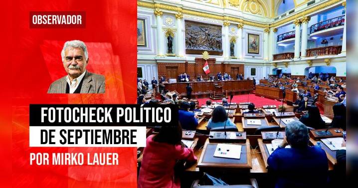 Fotocheck político de septiembre, por Mirko Lauer