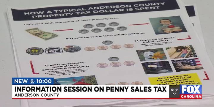 Information session held on penny sales tax in Anderson Co.