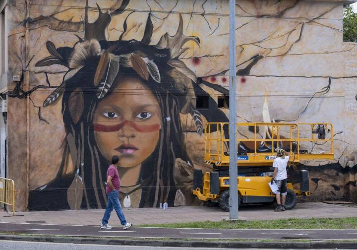 Torrelavega alegra su vista con arte urbano