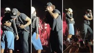 ¡Emotivo! Beéle reconoce a un niño venezolano en el público y lo sube al escenario en Lima (+Video)