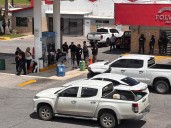 Clausuran gasolinera en el centro de la ciudad tras operativo de Profeco y Ejército Mexicano