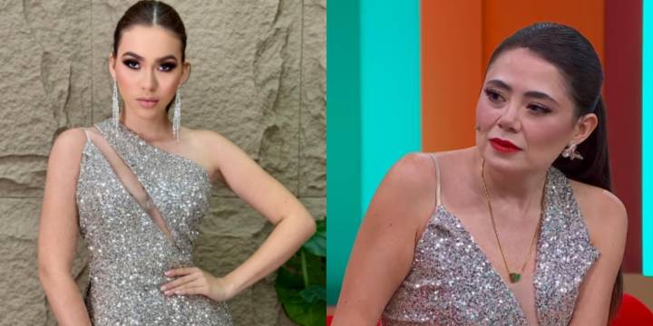 Mariana Botas se habría colocado mal su vestido y pruebas provocan burlas en redes: “Como Angelique Boyer”