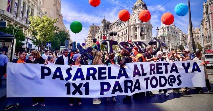 Más de 30.000 mutualistas reclaman frente al Congreso una 'pasarela 1x1' al RETA