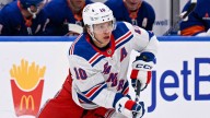 Rangers’ Artemi Panarin leaves practice with lower
