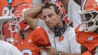 Swinney emotional after 'painful' loss drops Clemson to 1
