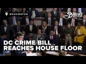 DC crime legislation debate happening live in Congress