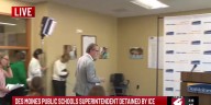 Des Moines Public Schools hold news conference after its superintendent is taken into ICE custody
