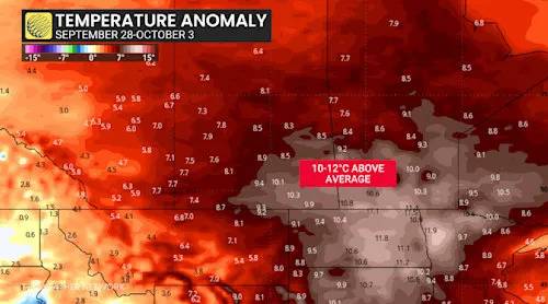 Summer-like heat returns to the Prairies, putting records at risk