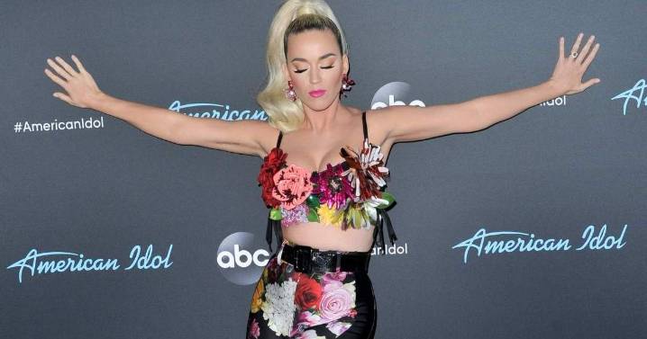 Katy Perry Offers Flirty Summer Vibes in Floral Corset Dress Like No Other