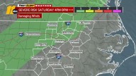 Scattered storms possible Sat. evening with damaging winds