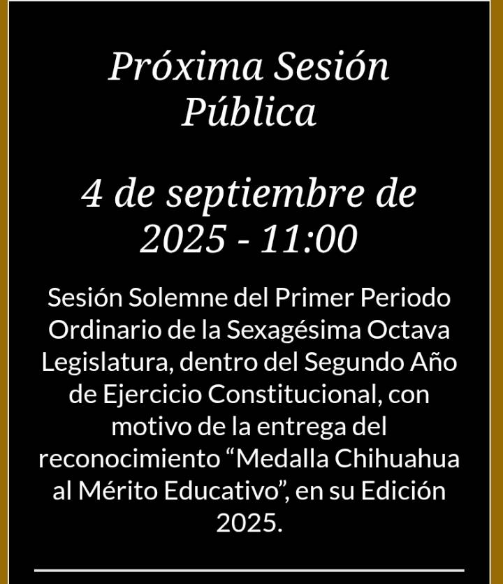 ¡Por fin!, entregará el Congreso del Estado la Medalla al Mérito Educativo 2025