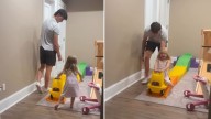 Schaefer entertains Martin’s daughter in cute video