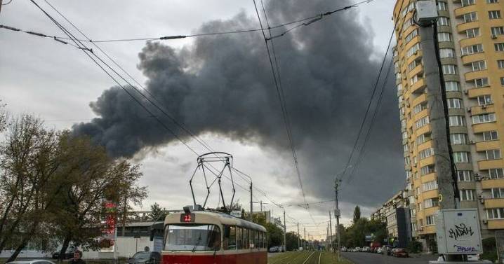 Russia pounds Kyiv in mass drone and missile attack