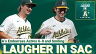 LAUGHER IN SAC: A’s Embarrass Astros 6