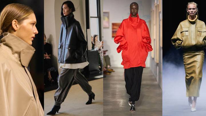 Pop Goes the Collar! The Funnel-Neck Jacket Is Our Fall Outerwear Obsession