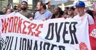 1,000 'Workers Over Billionaires' anti-Trump Labor Day protests today