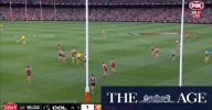 Cox gets heated with Zorko after scoring opener