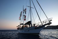Gaza flotilla sails again; Italy's Tajani warns of danger
