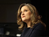 Transport Minister Chrystia Freeland to step down from cabinet