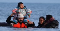 Heartbreaking image of child shows desperation of migrants trying to reach UK