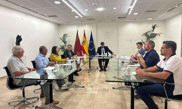 El alcalde de Lorca y López Miras reclaman al Estado diques y presas “urgentes” para evitar nuevas inundaciones en Campillo y Torrecilla