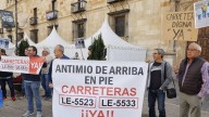 Chozas protesta a las puertas de la Diputación