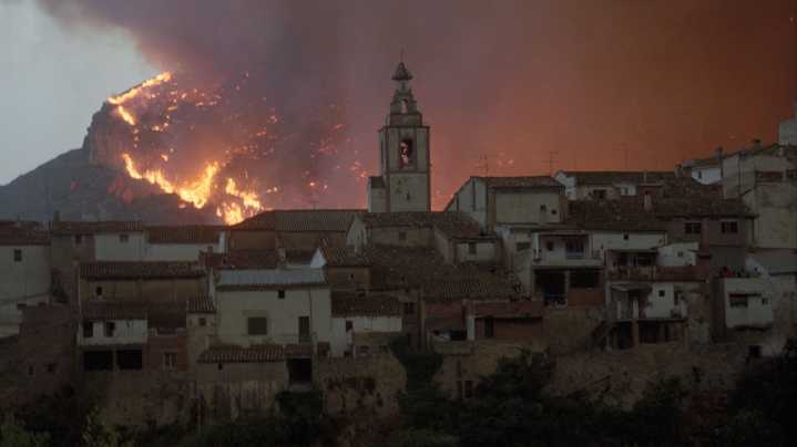 Millares, el pueblo valenciano que muestra el antes y el después de los incendios de 1994