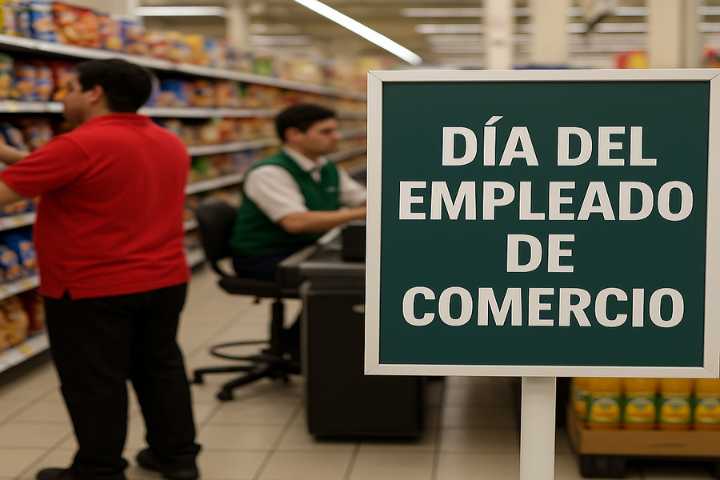 El Día del Empleado de Comercio se traslada al lunes y habrá festejos durante todo el fin de semana