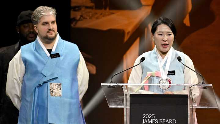 James Beard Best Chef Northeast Sky Haneul Kim leaving Gift Horse