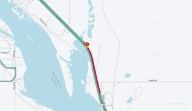 Semi crash leads to lane closure on US 12 near Burbank
