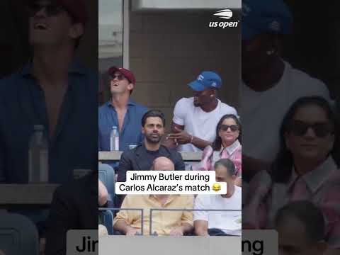 Jimmy Butler at the US Open 🎾 (via @US Open/TT)