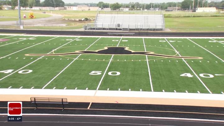 Inola plays in new stadium after national competition win